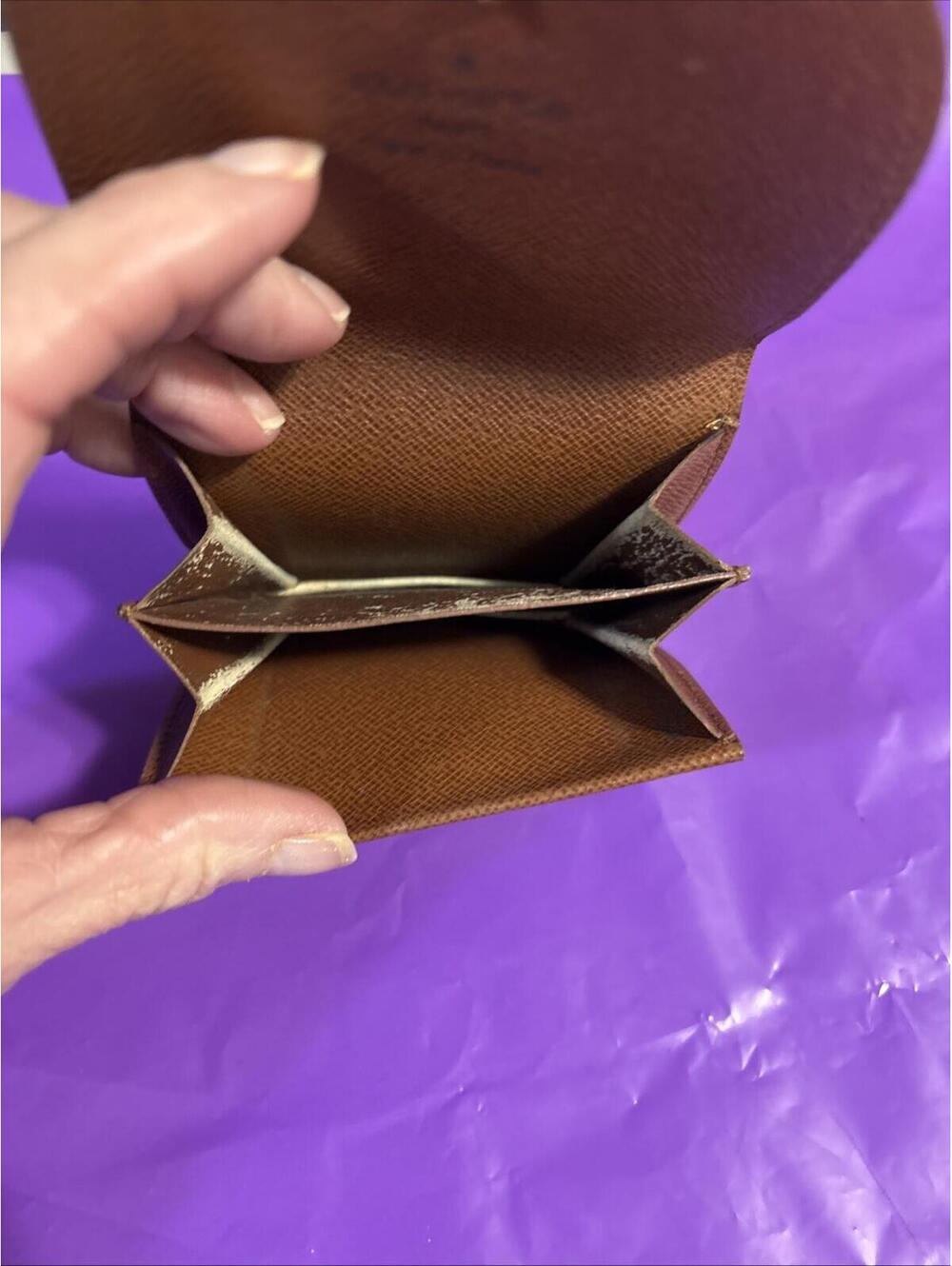 Auth Louis Vuitton Monogram Porte Monnaie Gousset Coin Purse Wallet M61970 PVC - Picture 7 of 16